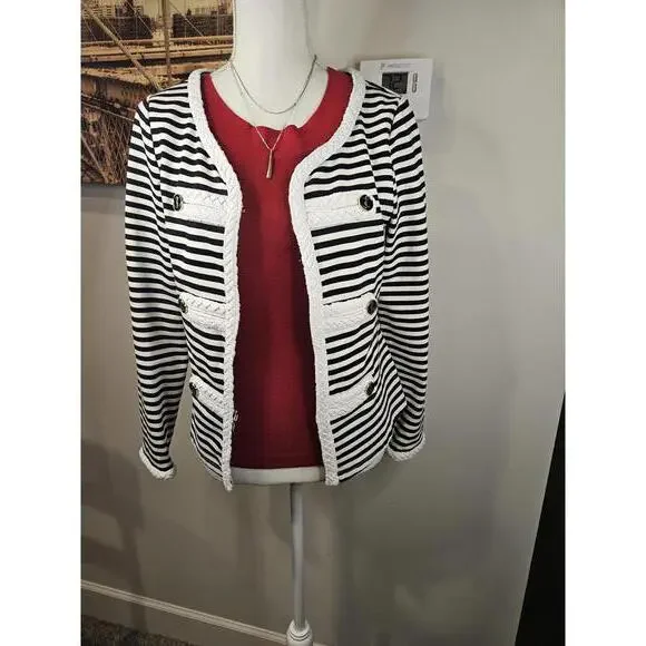 Katherine New York Nautical Jacket with Anchor Buttons #594 - Picture 2 of 9